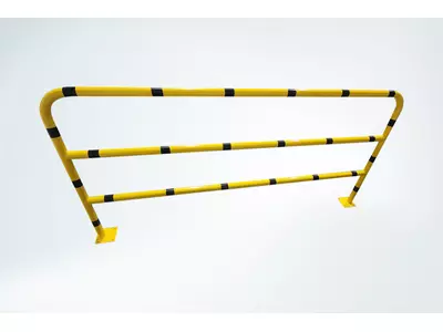 Fence made of bent pipes with a pipe bending machine