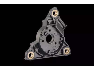 Metallaufnahmen "Föhlan beschichtet", Farbe anthrazit