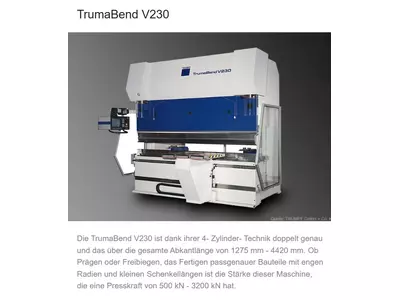 TrumaBend V230