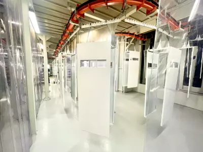 Powder paint line