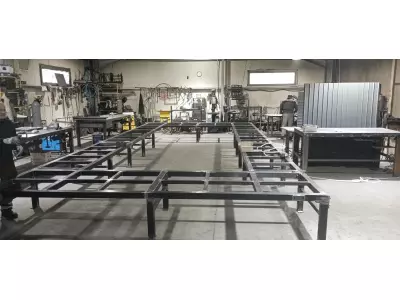 Platform  pipe 80x80x5 (for a injection molde machine)