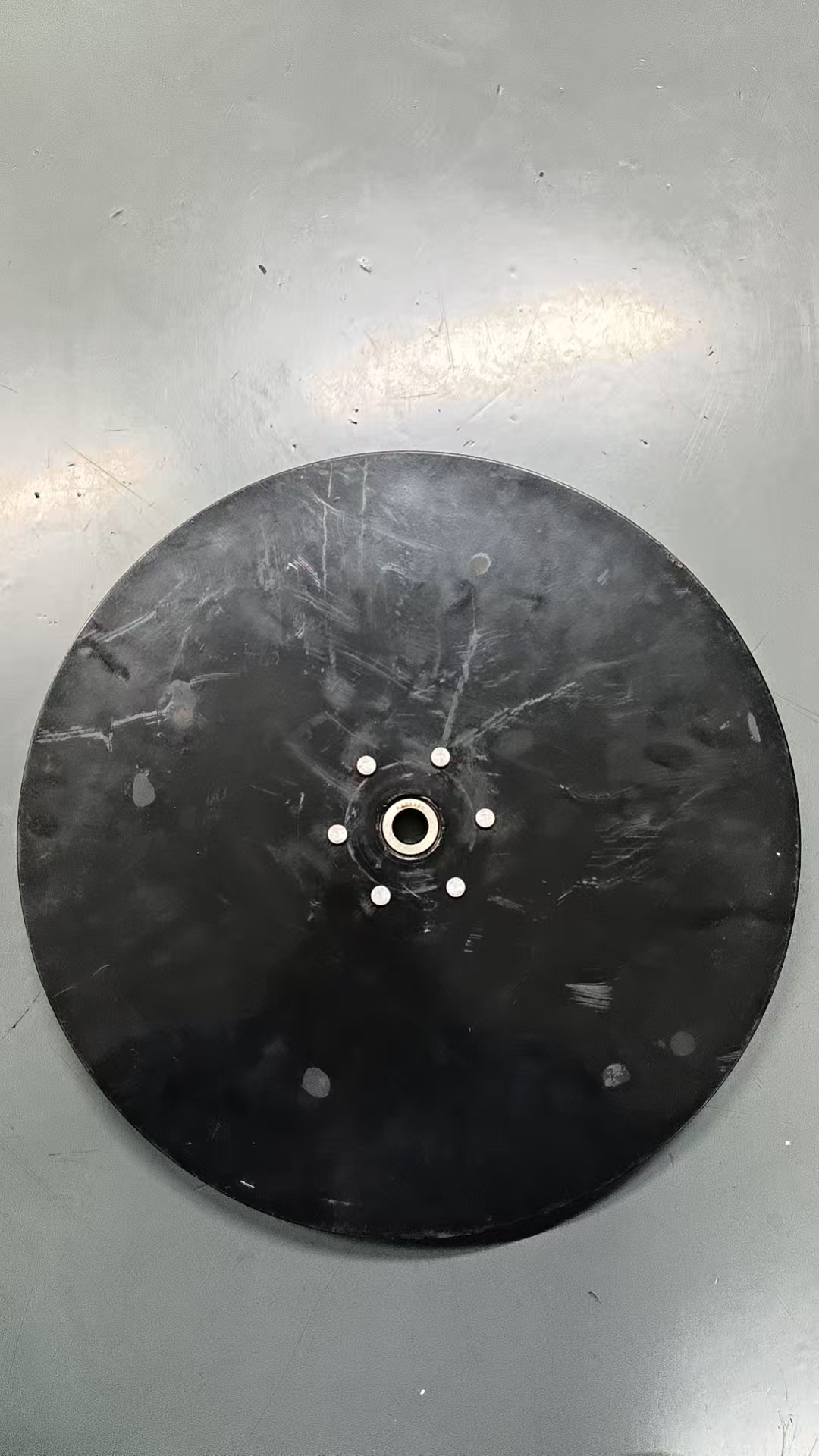 Metallscheibe mit Lagerbohrung