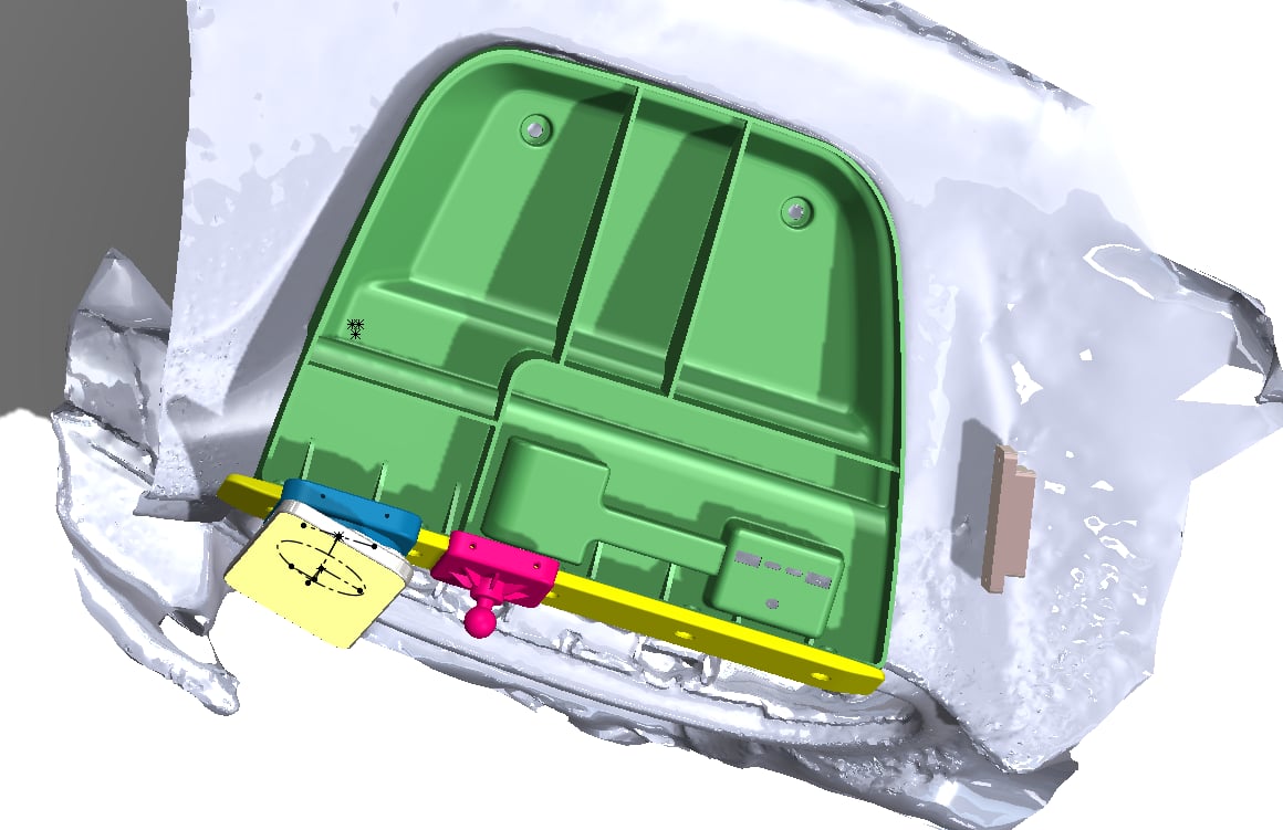 3d interior part for car