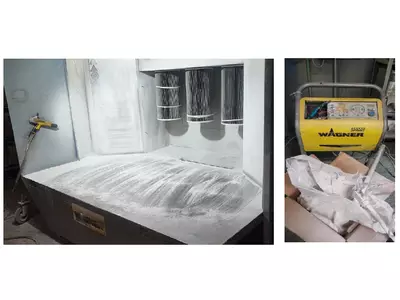 Wagner Pulverbeschichtungsanlage