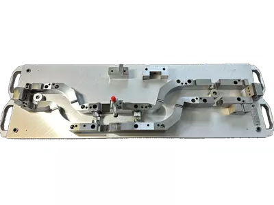 Controling jig for automotive ,design, machining, assembly