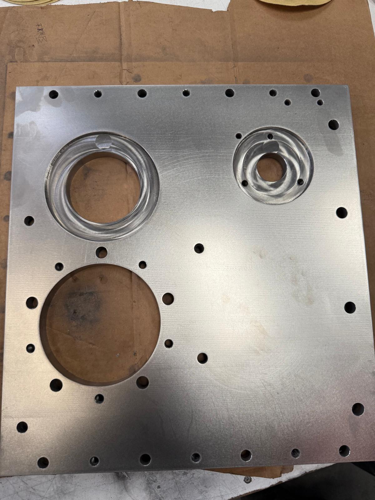 Machined body plate